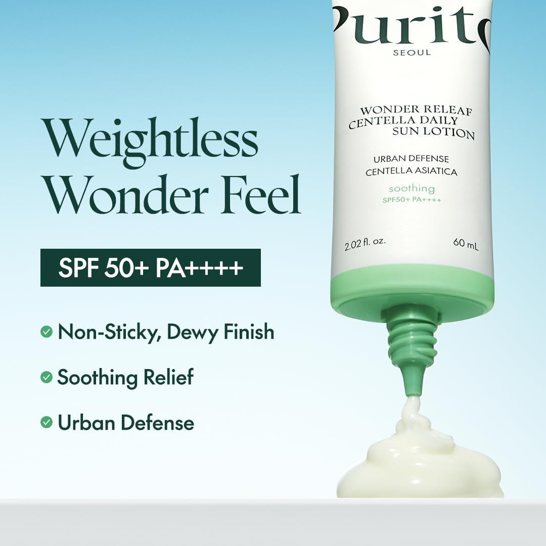 PURITO SEOUL Wonder Relief Centella Daily Sun Lotion 60ml