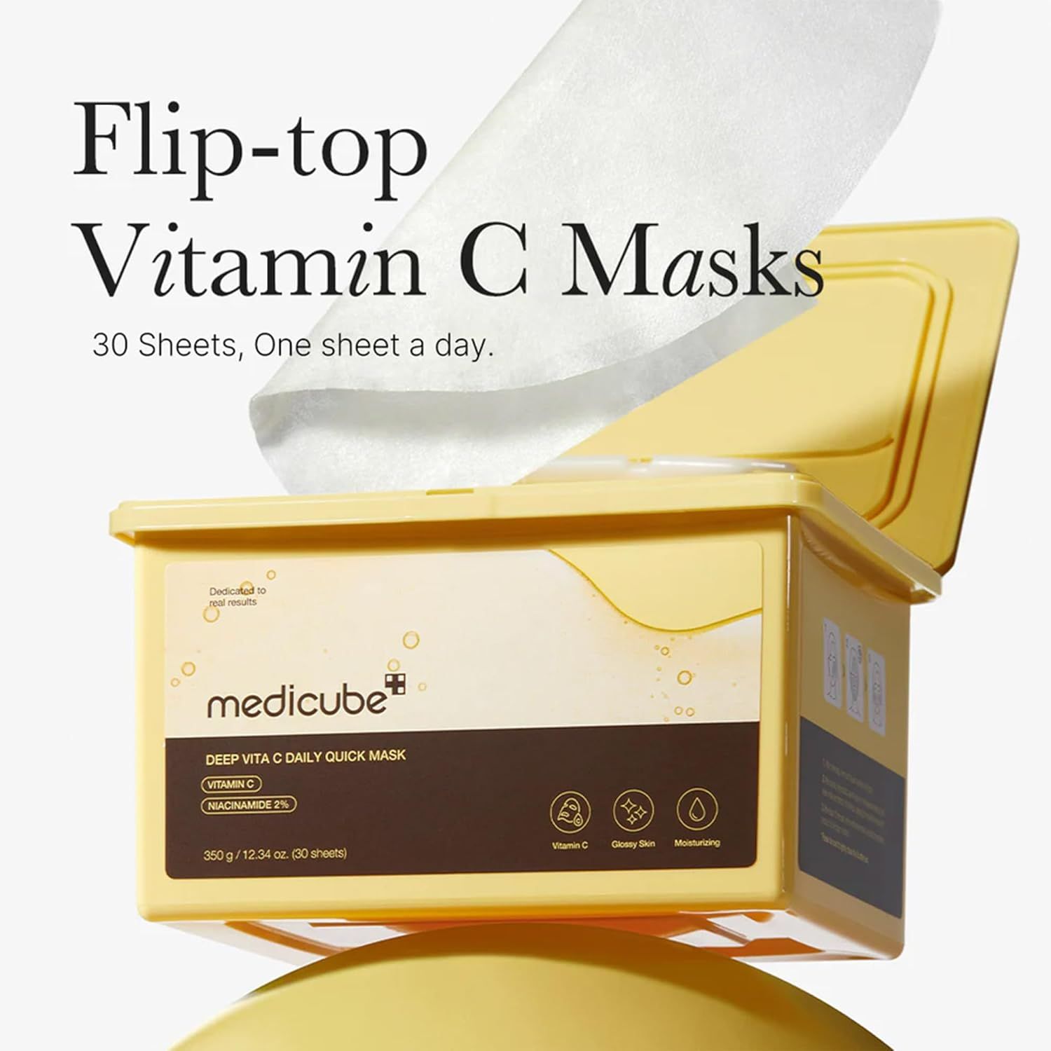 MEDICUBE Deep Vita C Daily Quick 30 Sheet Masks 350g