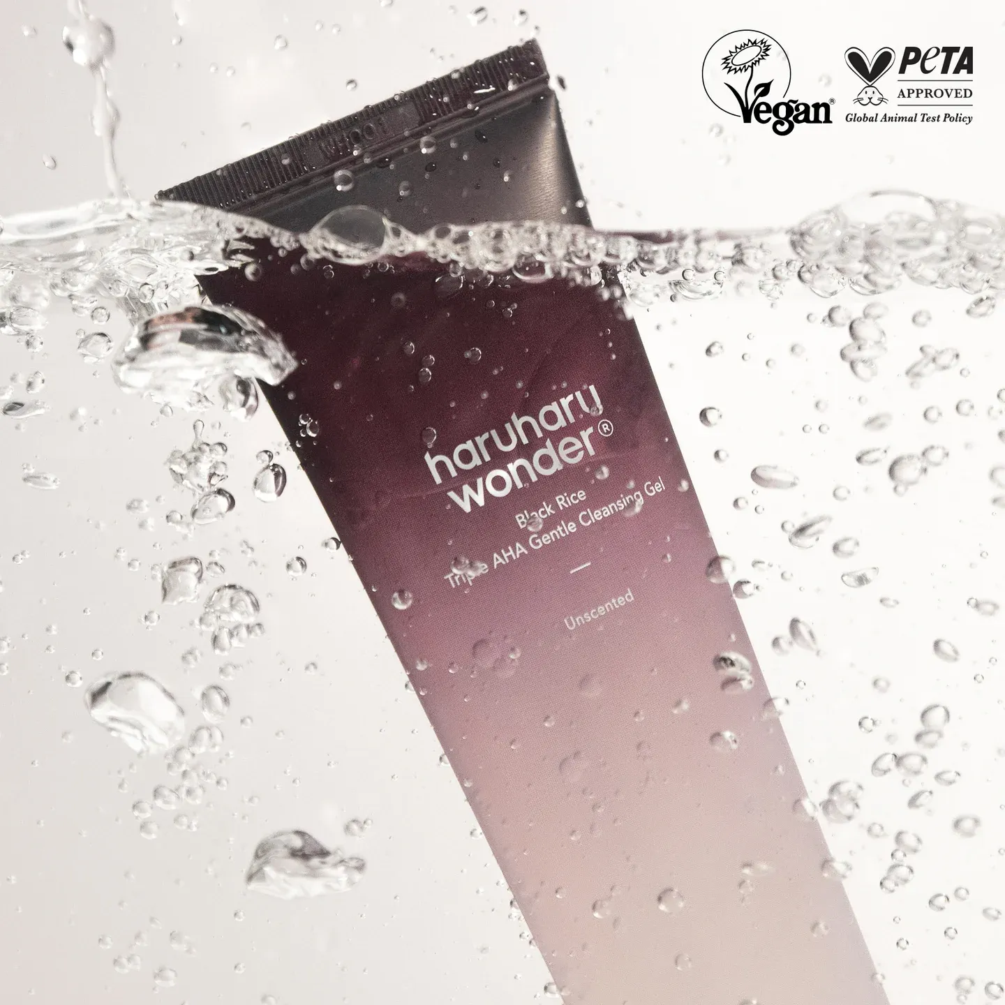 HARUHARU WONDER Black Rice Triple AHA Gentle Cleansing Gel 100ml