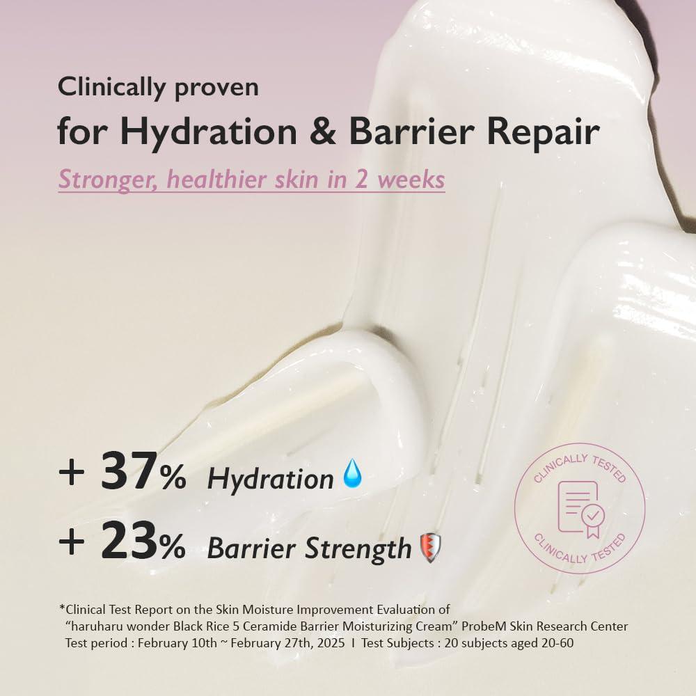 HARUHARU WONDER Black Rice 5 Ceramide Barrier Moisturizing Cream 1.5ml (sachet)