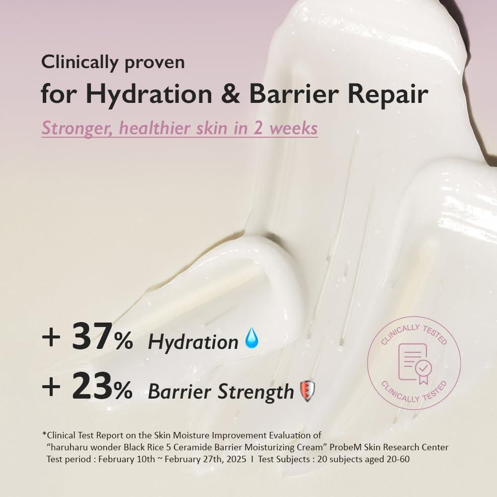 HARUHARU WONDER Black Rice 5 Ceramide Barrier Moisturizing Cream 1.5ml (sachet)