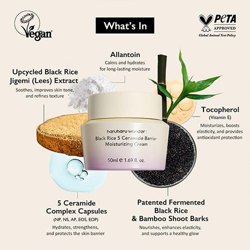 HARUHARU WONDER Black Rice 5 Ceramide Barrier Moisturizing Cream 1.5ml (sachet)