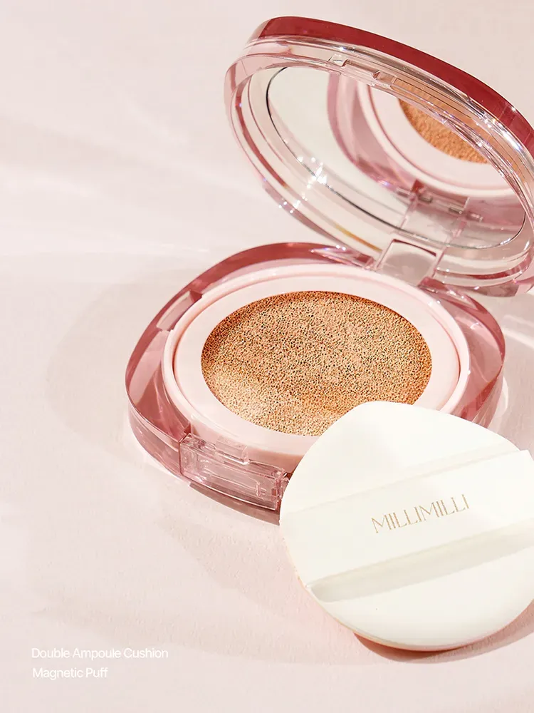 MILLIMILLI Two-Tone Cushion [SPF50+/PA+++] – 202 Rosy