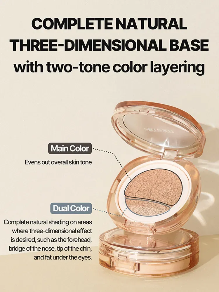 MILLIMILLI Two-Tone Cushion [SPF50+/PA+++] – 208 Daisy