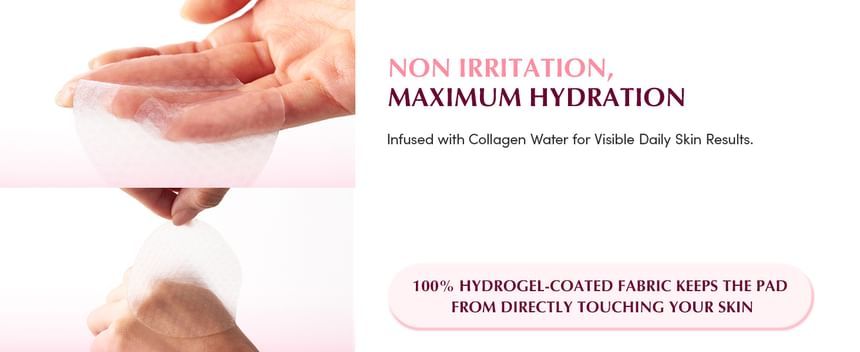 EQQUALBERRY Collagen Pore-Tight Up Gel Toner Pads 140ml/60 Pads