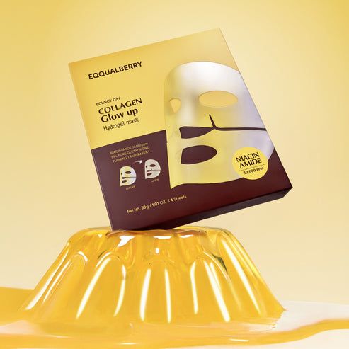 EQQUALBERRY Collagen Glow up Hydrogel Mask Set