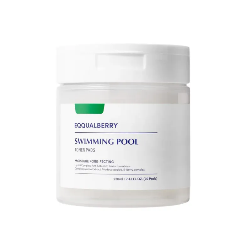 EQQUALBERRY Swimming Pool Toner Pads 220ml | 70 Pads