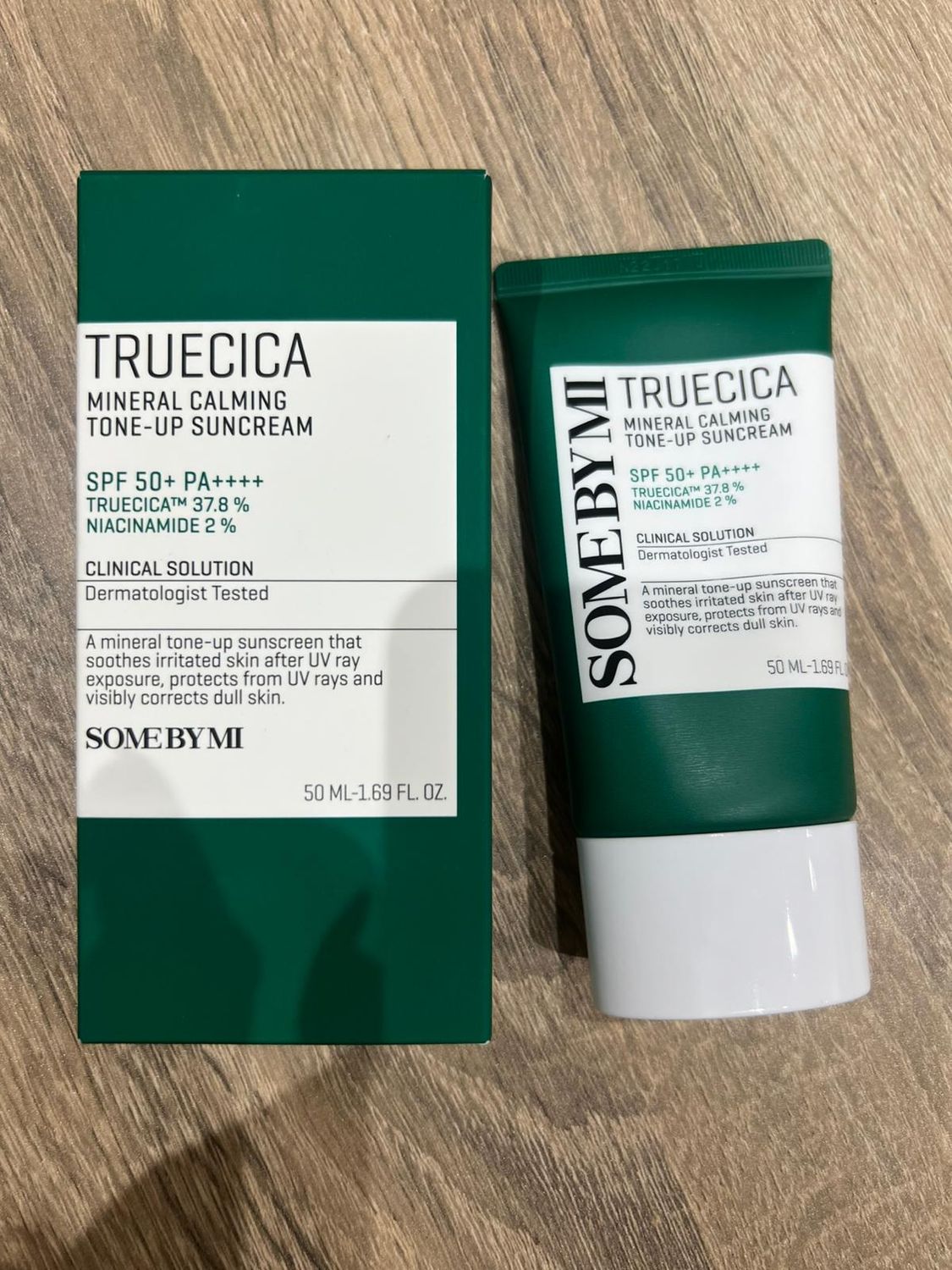SOMEBYMI Truecica Mineral Calming Tone-Up Suncream SPF 50+ PA++++