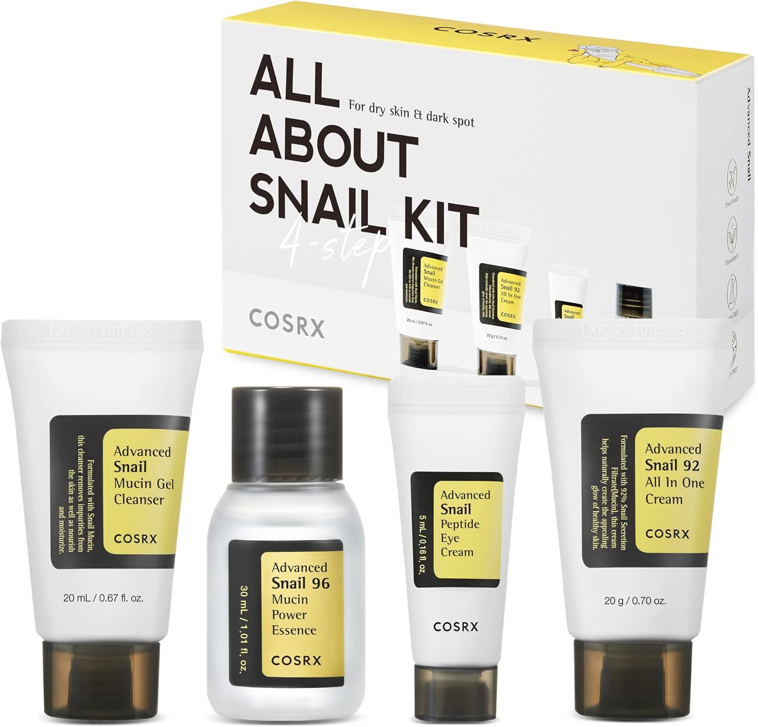 COSRX ALL ABOUT SNAIL KIT 4-step
