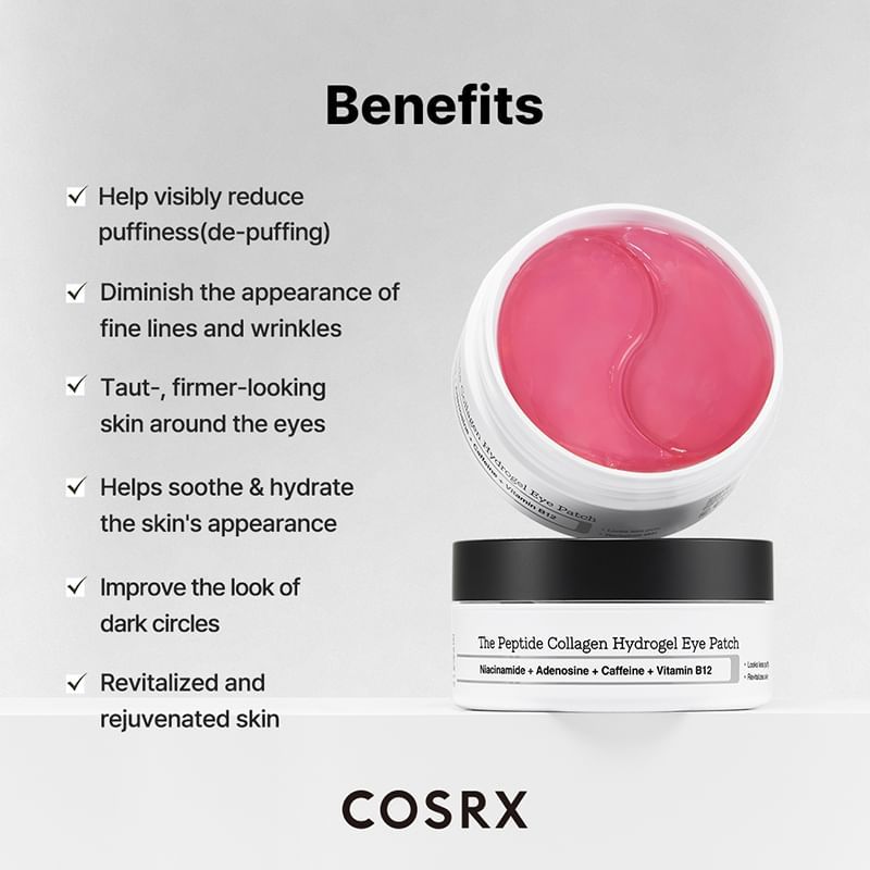 COSRX The Peptide Collagen Hydrogel Eye Patch 60 Patches