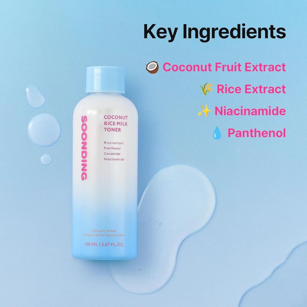SOONDING Coconut Rice Milk Toner