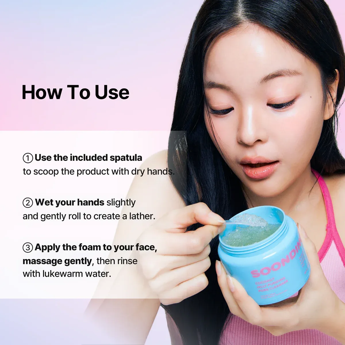 SOONDING Coconut Jelly Pudding Cleanser