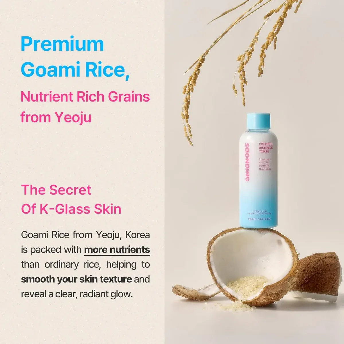 SOONDING Coconut Rice Milk Toner