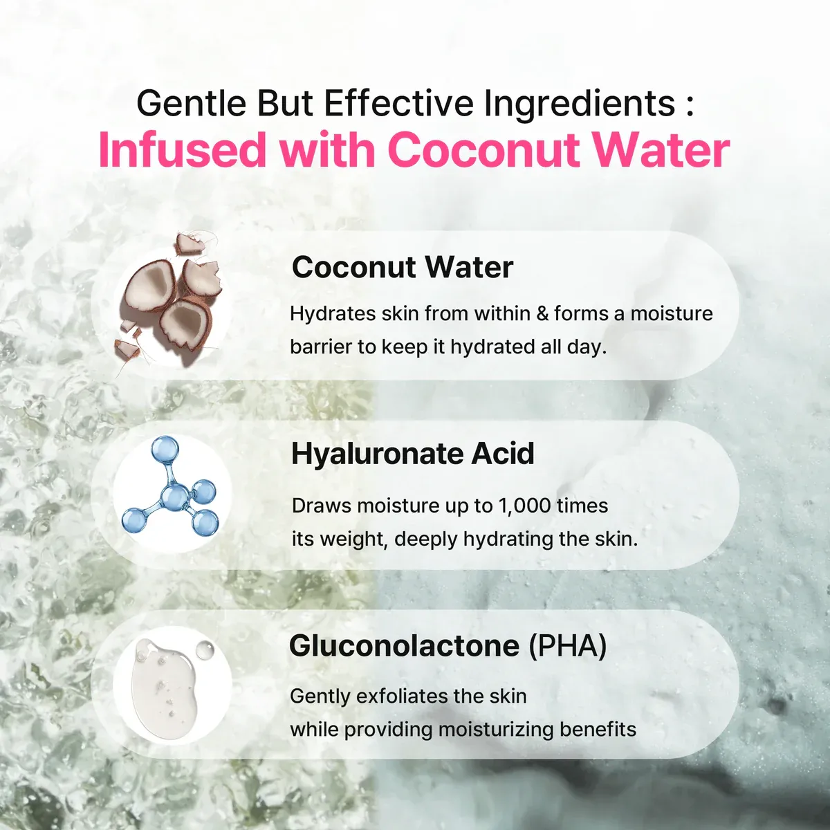 SOONDING Coconut Jelly Pudding Cleanser