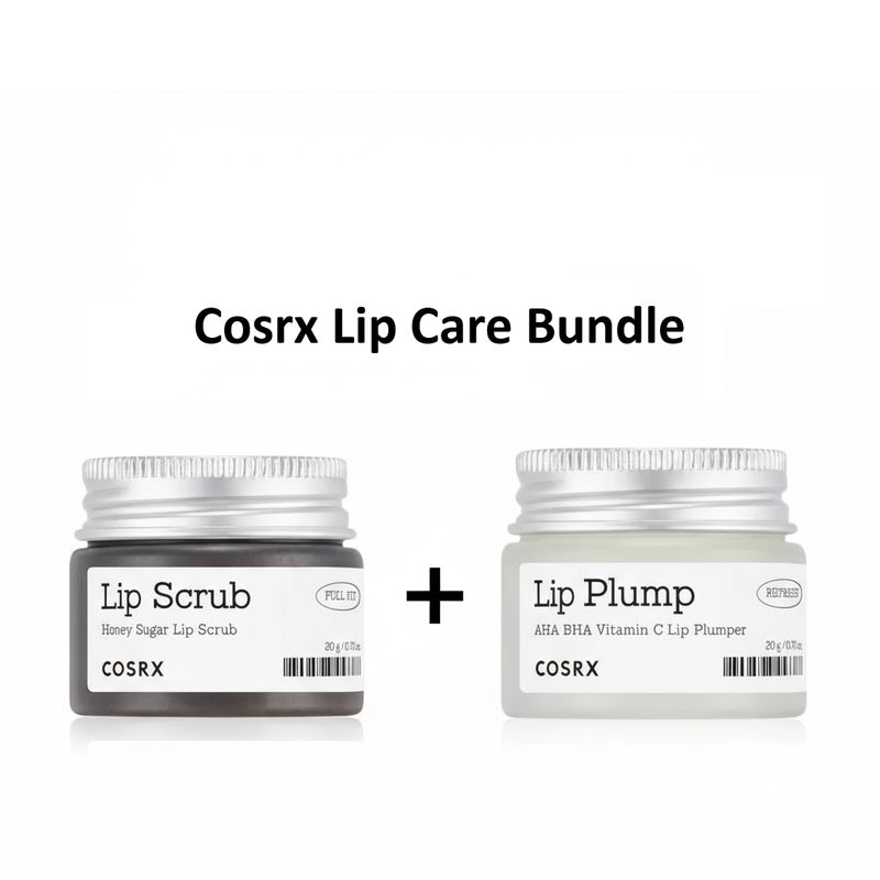 COSRX Full Fit Lip Scrub &amp; Refresh Lip Plumper Bundle (1+1 FREE)