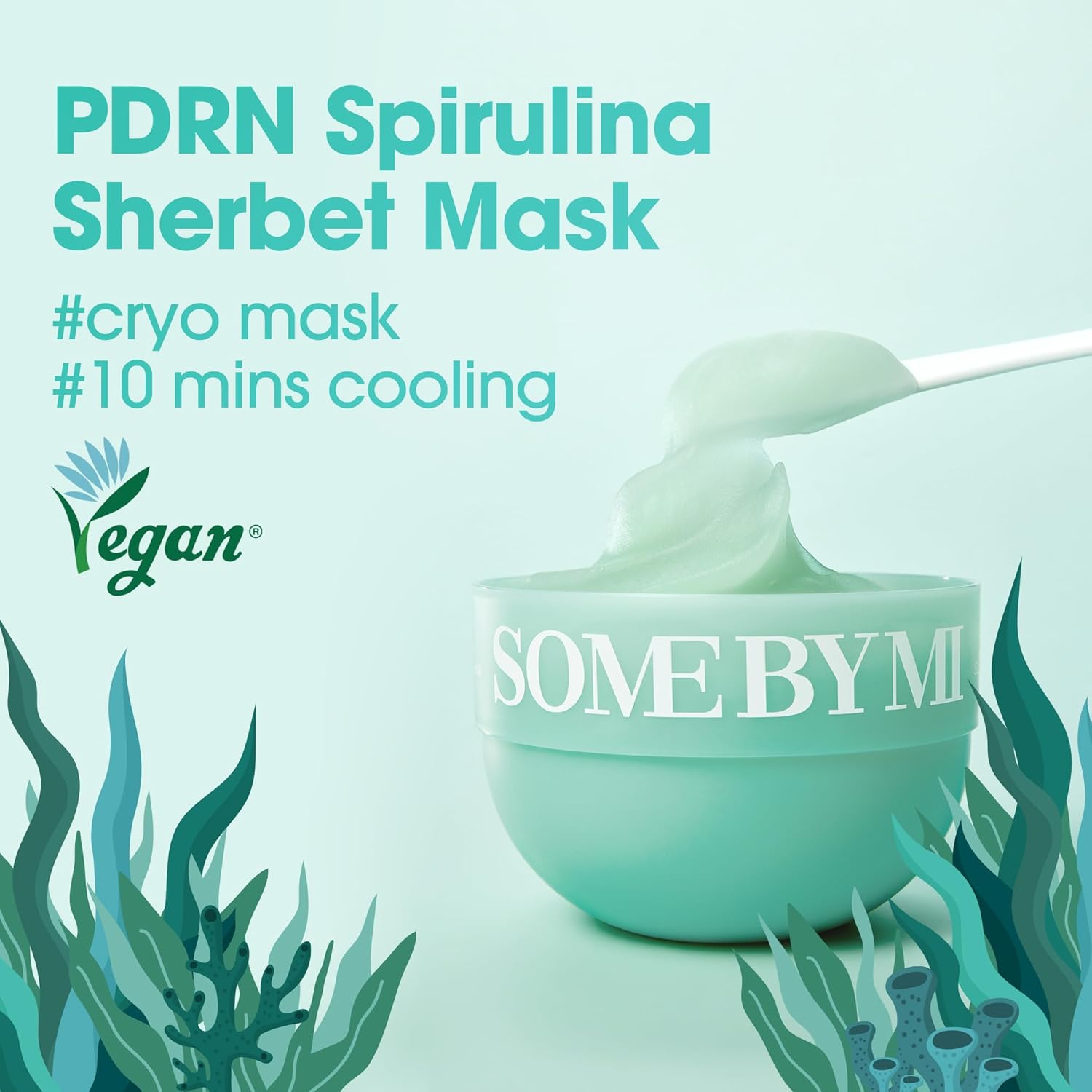 SOMEBYMI PDRN Spirulina Soothing Sherbet Mask 10 Sticks