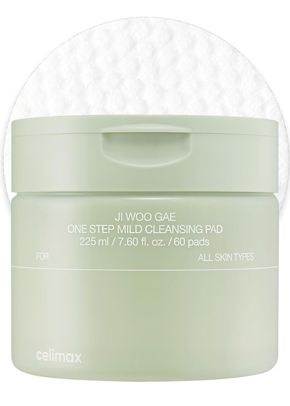 CELIMAX Ji Woo Gae One Step Mild Cleansing Pad 60 Pads