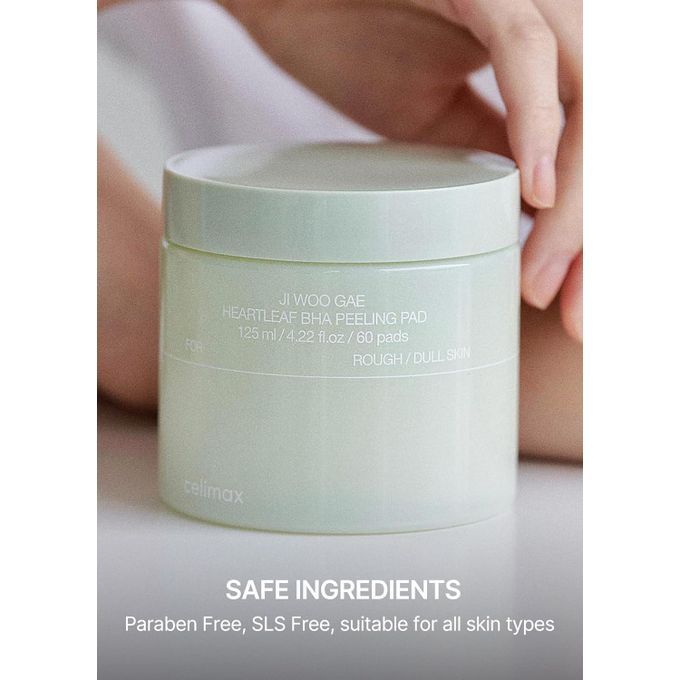 CELIMAX Ji Woo Gae Heartleaf BHA Peeling Pad 60 Pads