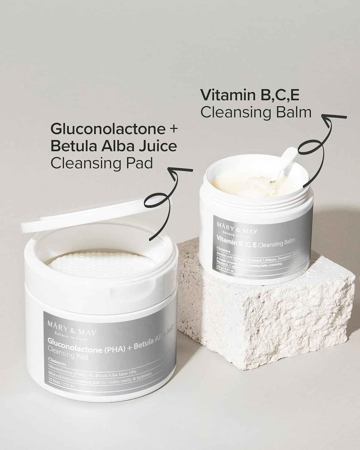 MARY&MAY Vitamin B, C, E Cleansing Balm 120g