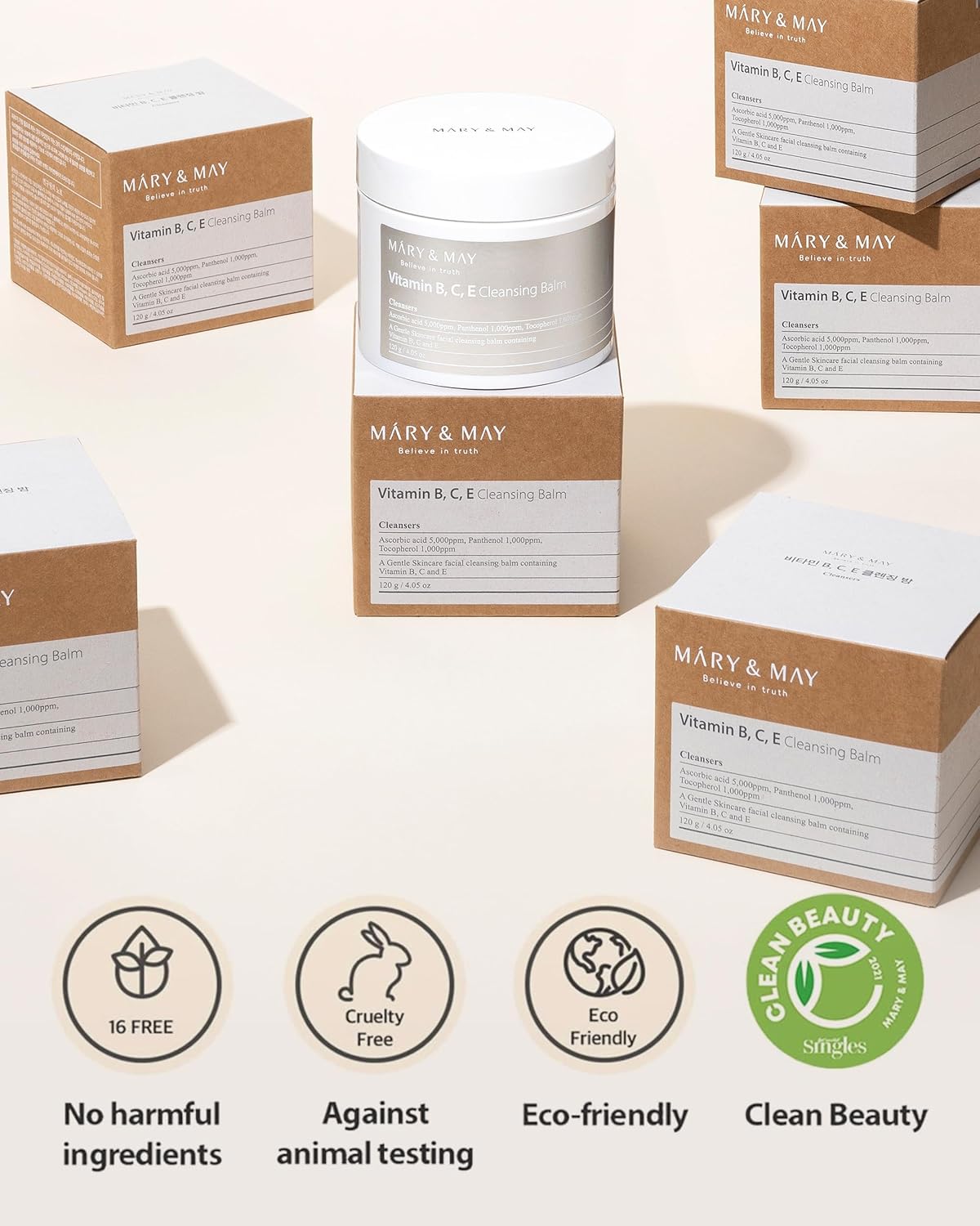 MARY&MAY Vitamin B, C, E Cleansing Balm 120g