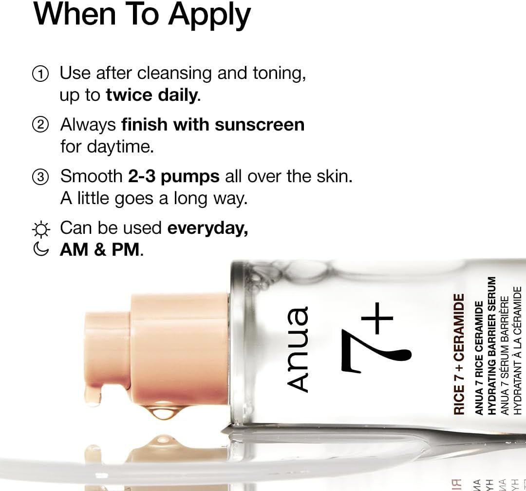 ANUA 7 Rice Ceramide Hydrating Barrier Serum 50ml