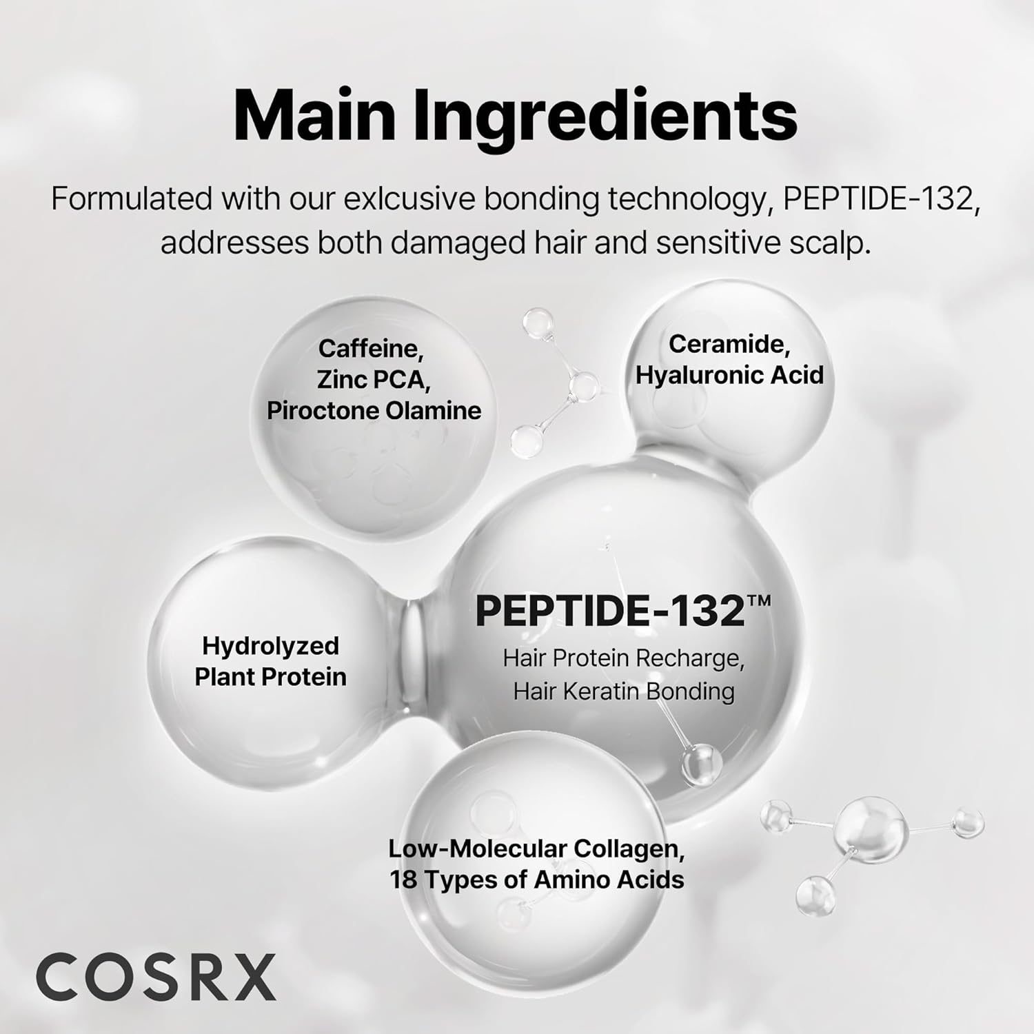 COSRX Peptide 132 Ultra Perfect Hair Bonding Shampoo 200ml