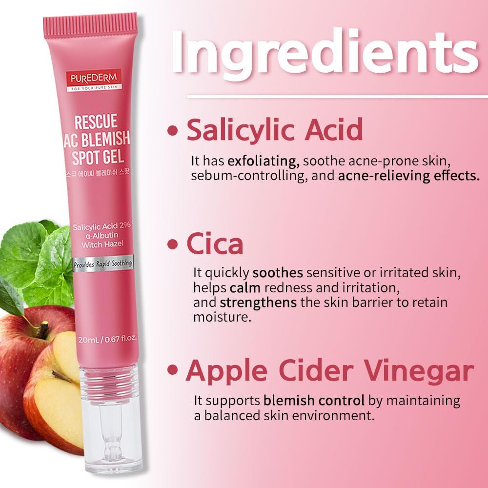 PUREDERM Rescue AC Blemish Spot Gel 20ml