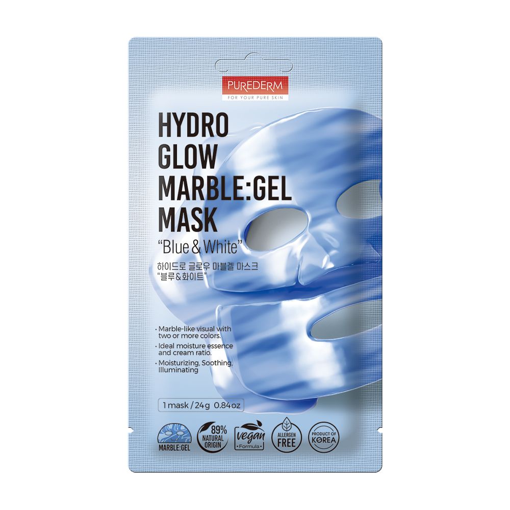 PUREDERM Hydro Glow Marble Gel Mask