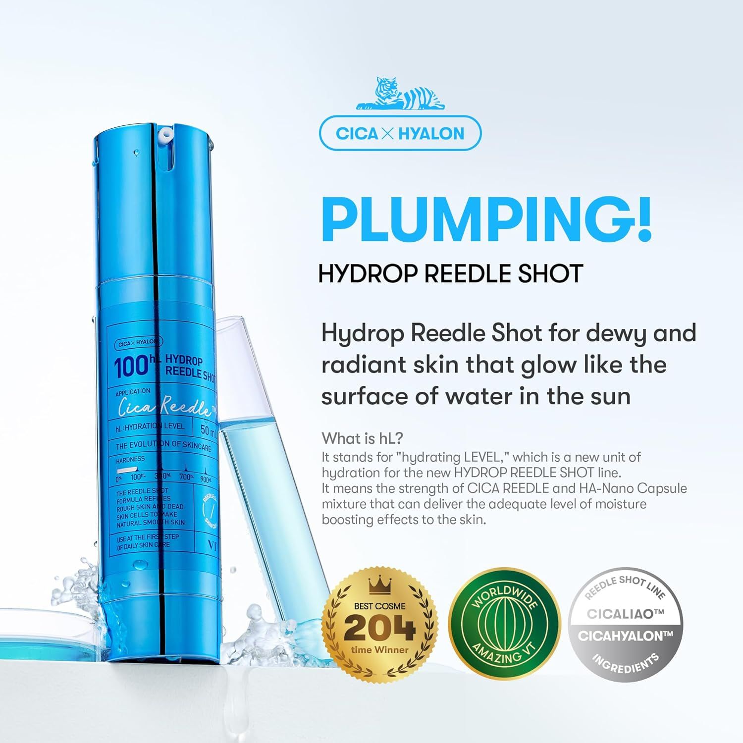 VT COSMETICS VT HYDROP REEDLE SHOT 100hL 50ml