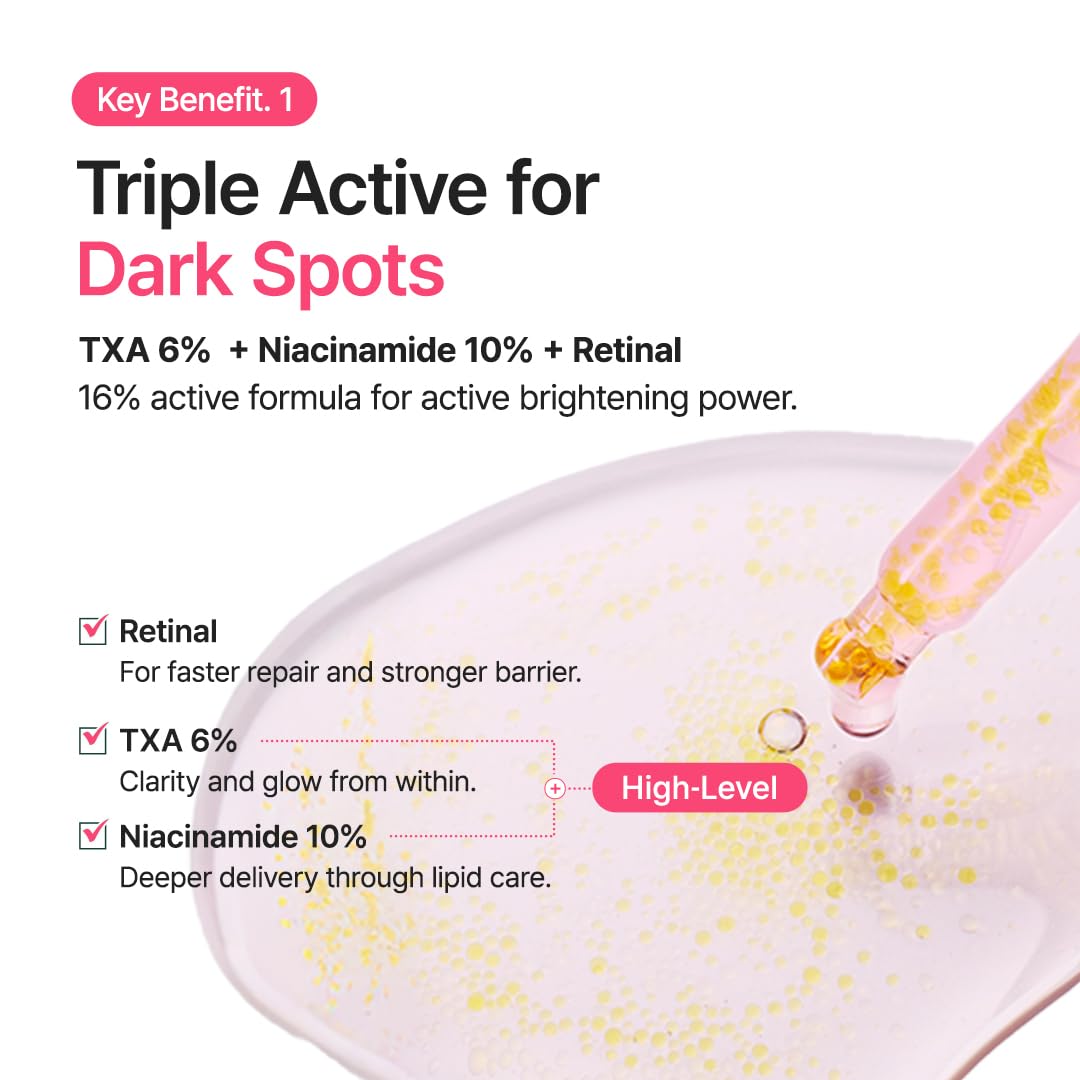 PURITO SEOUL TXA 6 Niacinamide 10 Retinal Serum 30ml