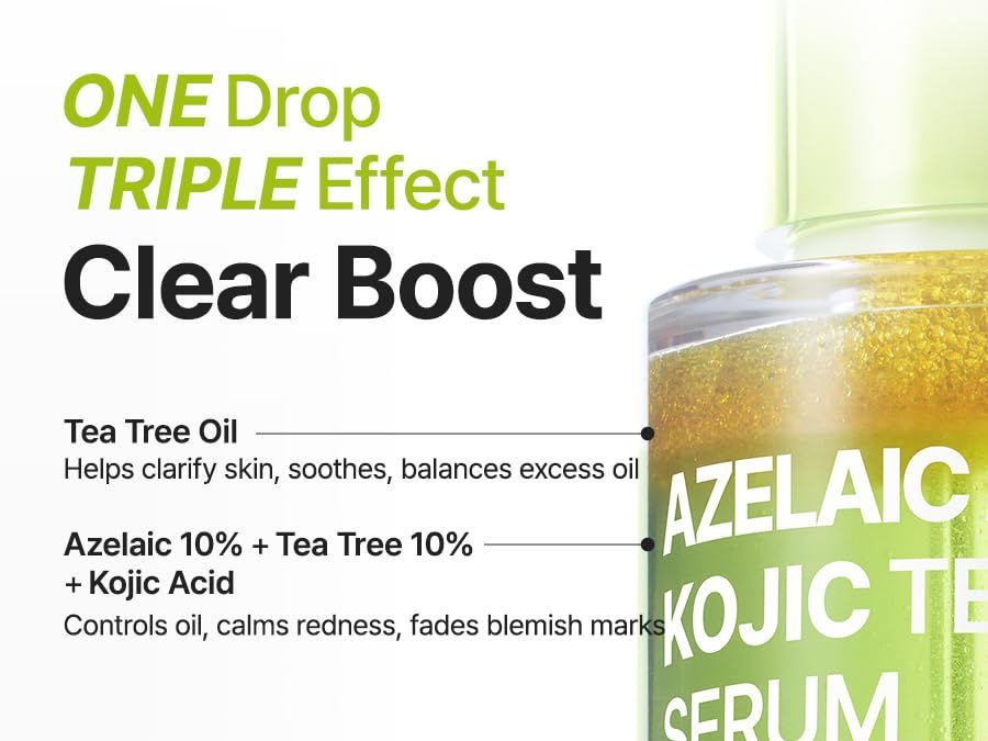 PURITO SEOUL  Azelaic Acid 10 Kojic Tea Tree Serum 30ml