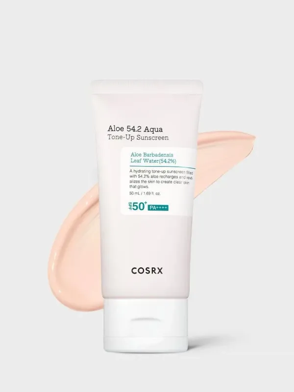 COSRX Aloe 54.2 Aqua Tone Up Sunscreen SPF 50 (50ml)