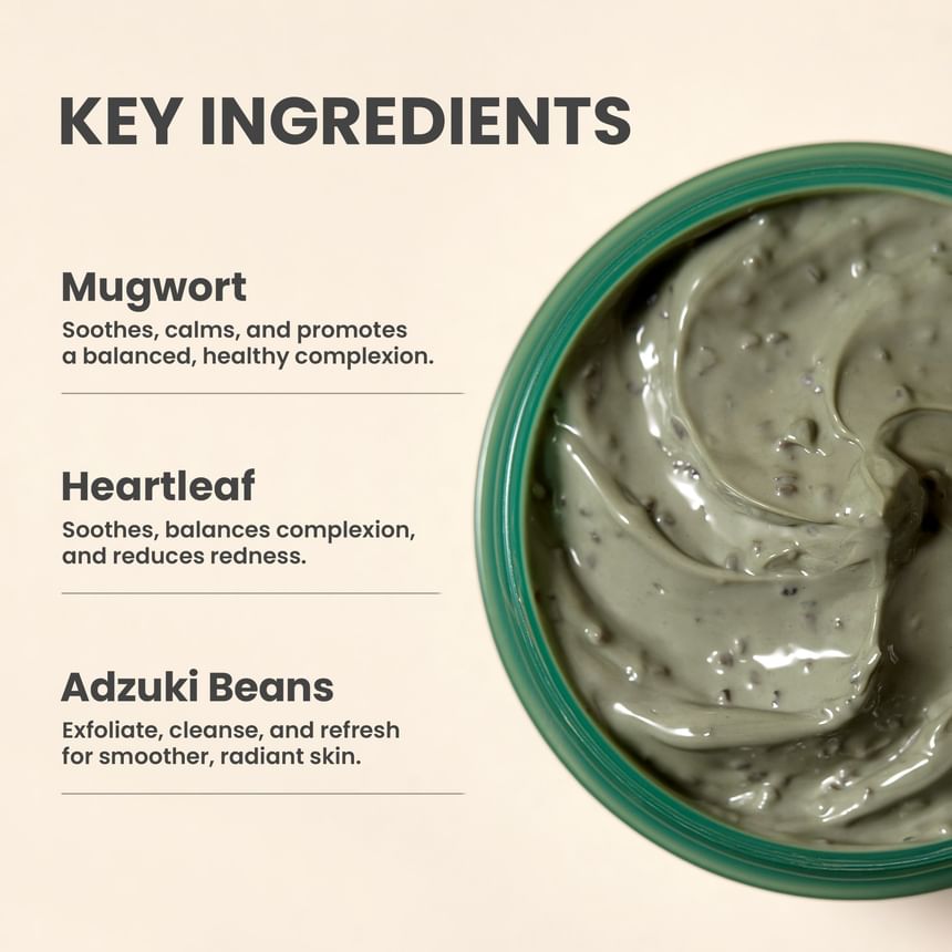 AXIS-Y Mugwort Pore Clarifying Wash Off Pack 100ml