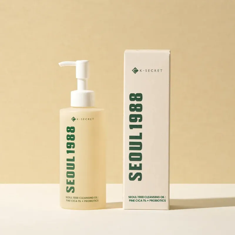 K-SECRET SEOUL 1988 Cleansing Oil : Pine Cica 1% + Probiotics 150ml