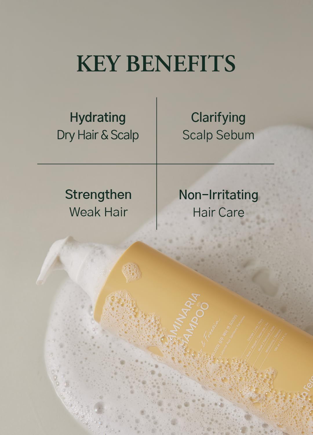 LAFERME Laminaria shampoo PEAR &amp; FREESIA 500 ml