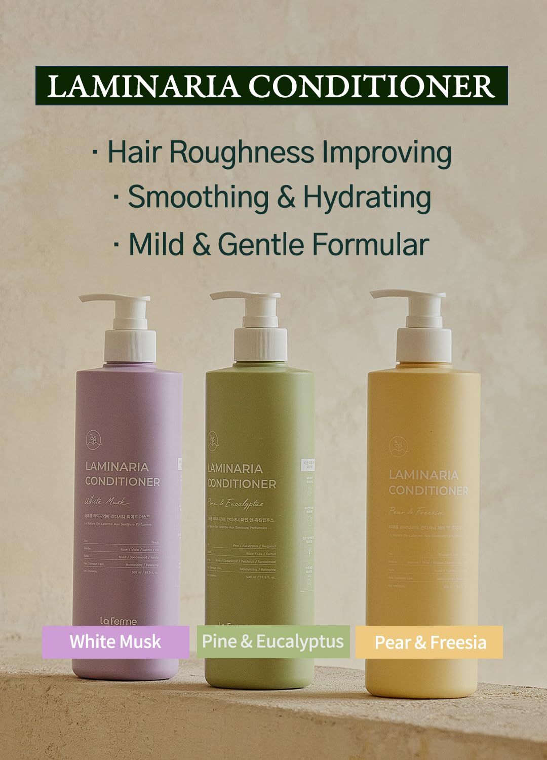 LAFERME Laminaria Conditioner PEAR &amp; FREESIA 500 ml