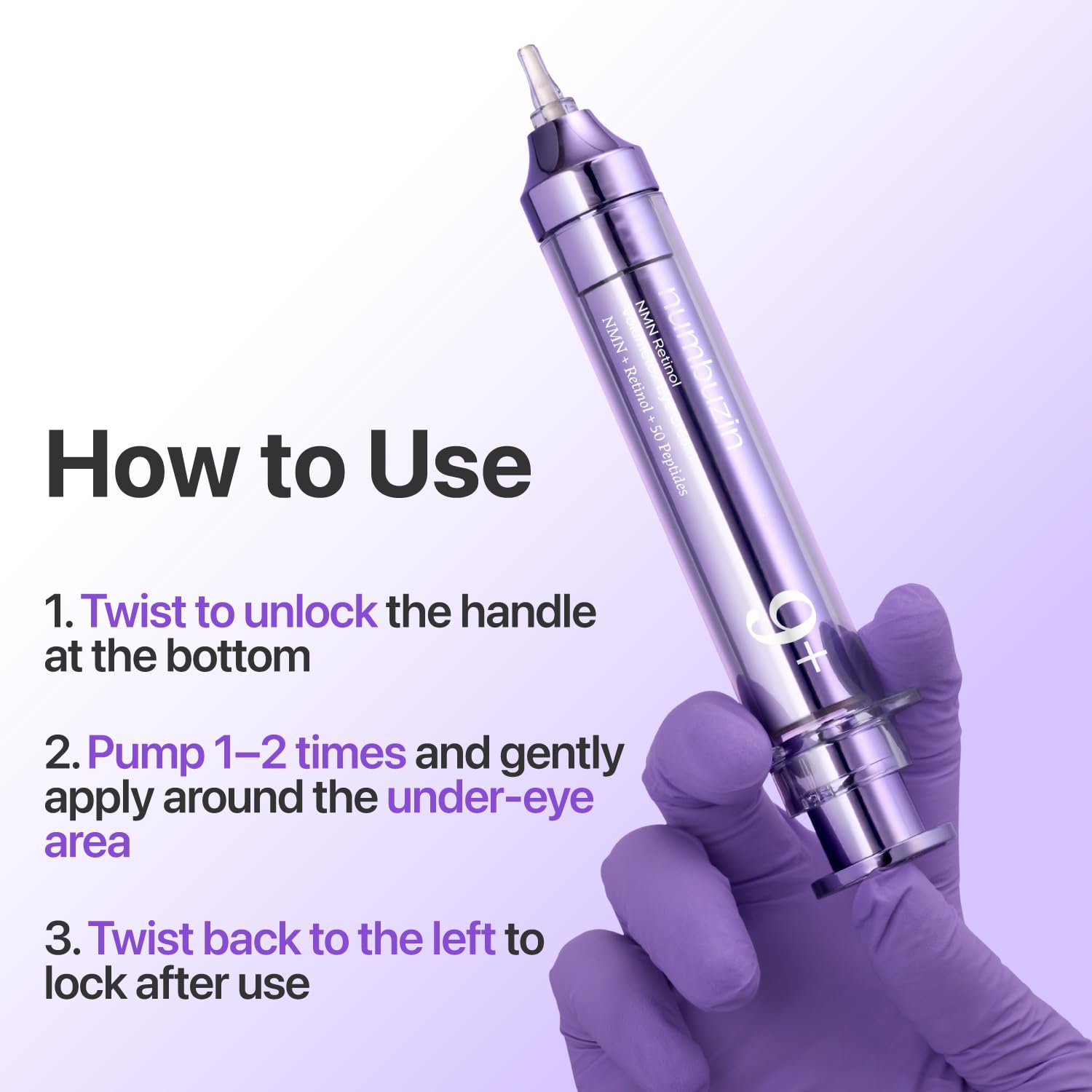Numbuzin No.9 NAD+ Retinol Volumetox Eye Cream 10ml