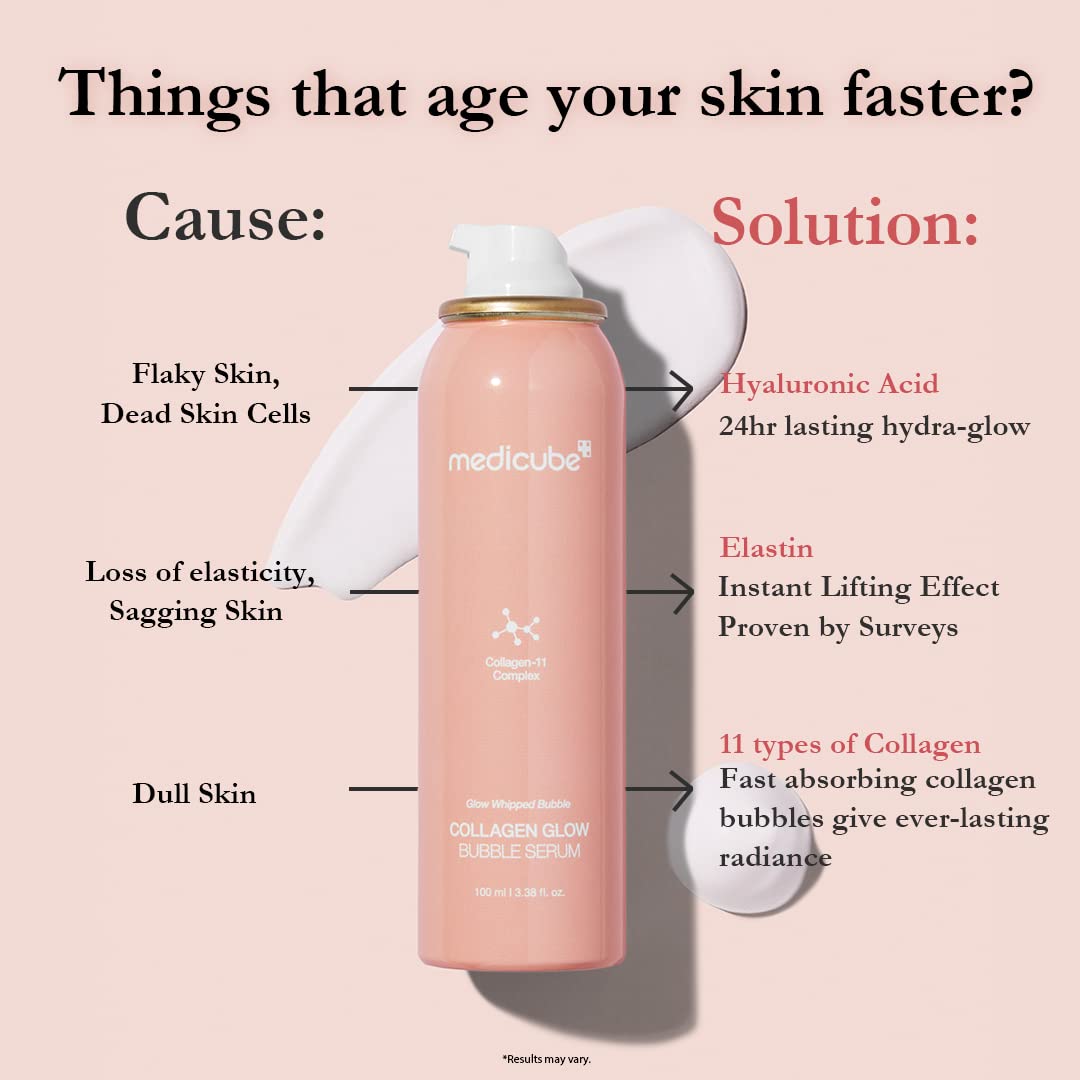 MEDICUBE Collagen Glow Bubble Serum 100ml