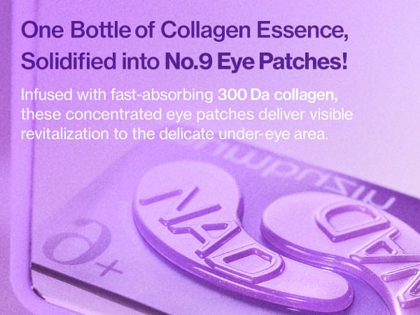 Numbuzin No.9 NAD+ Collagen Under Eye Patches 5 Pairs (10 Patches)