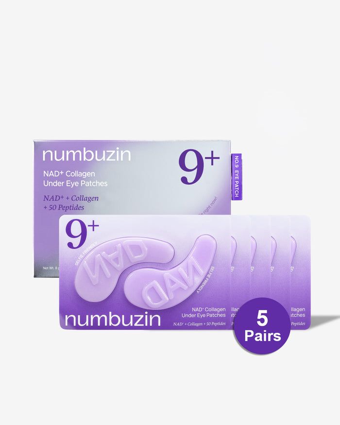 Numbuzin No.9 NAD+ Collagen Under Eye Patches 5 Pairs (10 Patches)