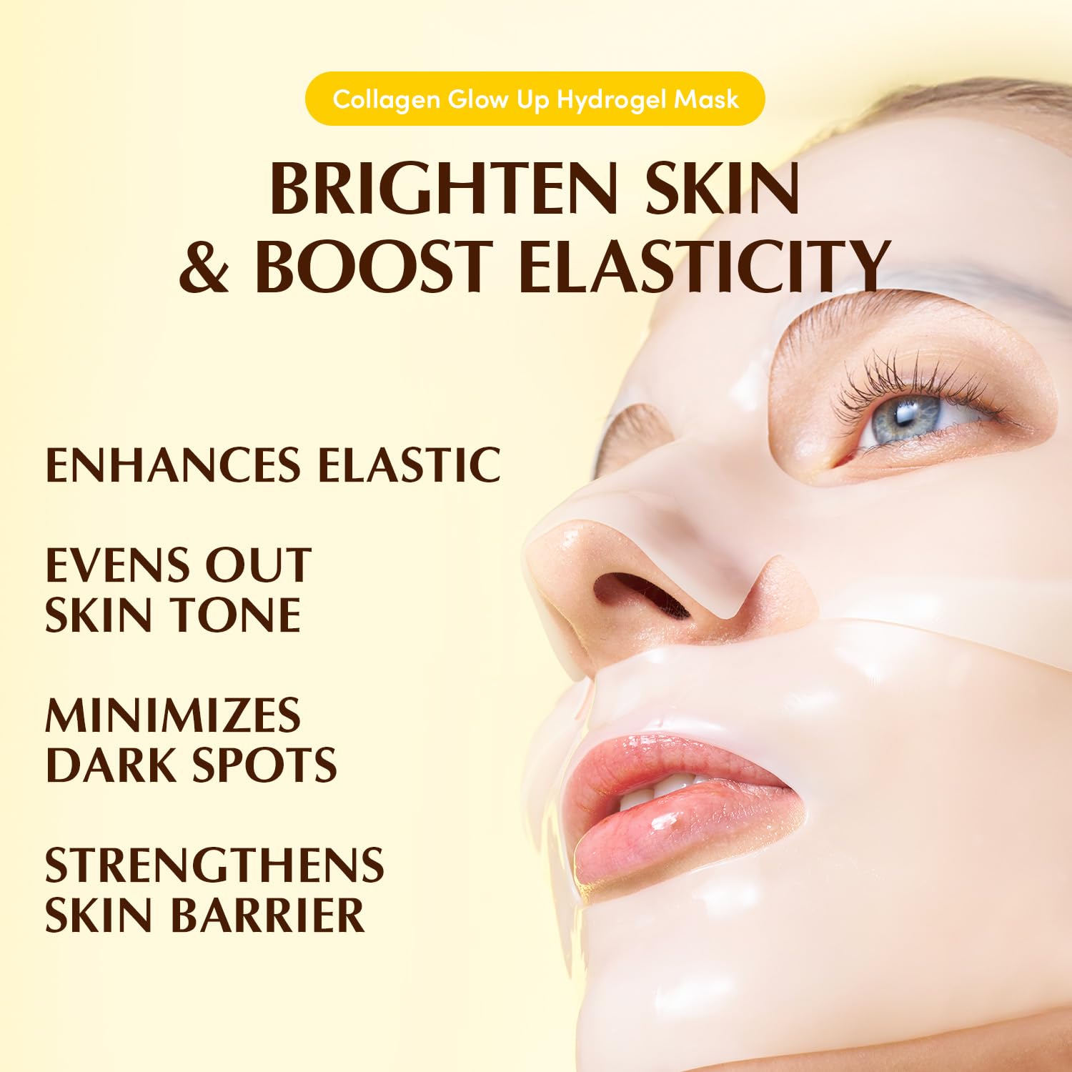 EQQUALBERRY Collagen Gloww Up Hydrogel Mask