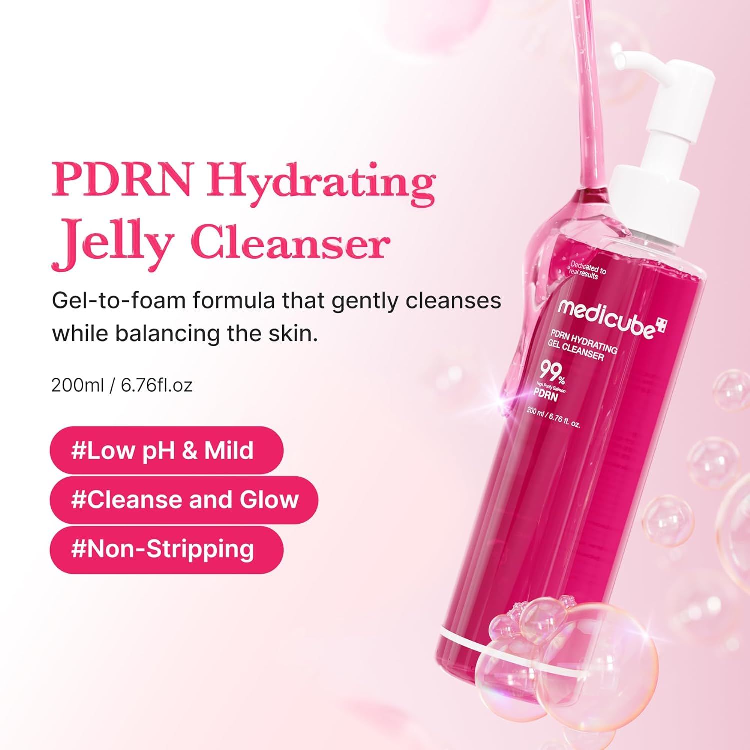 Medicube PDRN Hydrating Gel Cleanser 200ml