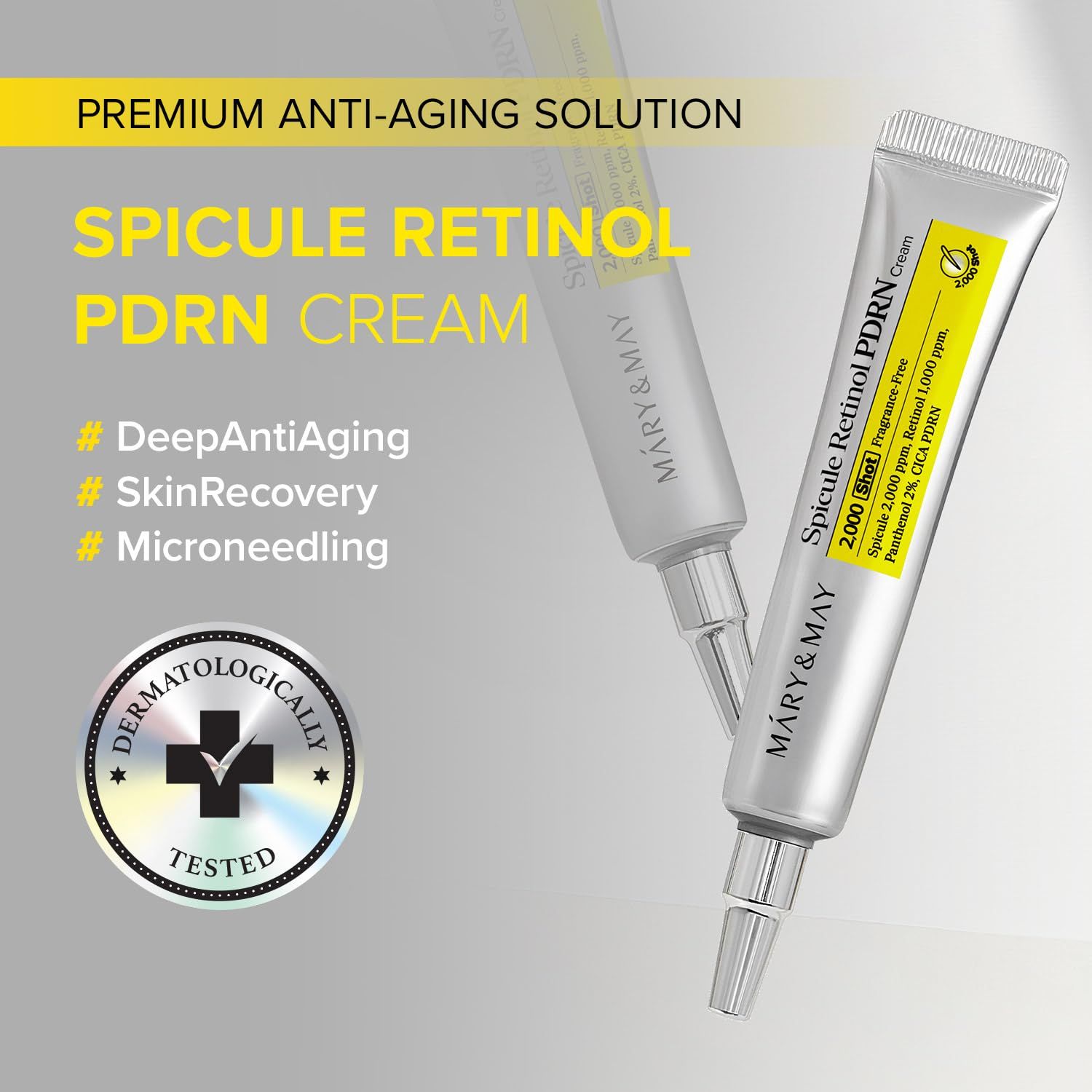 MARY&amp;MAY Spicule Retinol PDRN Cream 15g