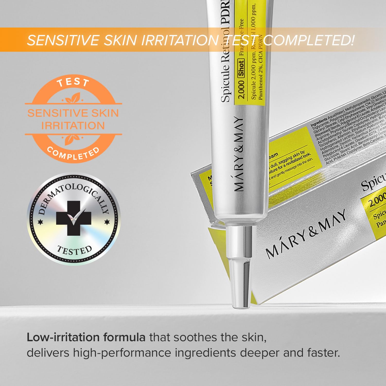 MARY&MAY Spicule Retinol PDRN Cream 15g