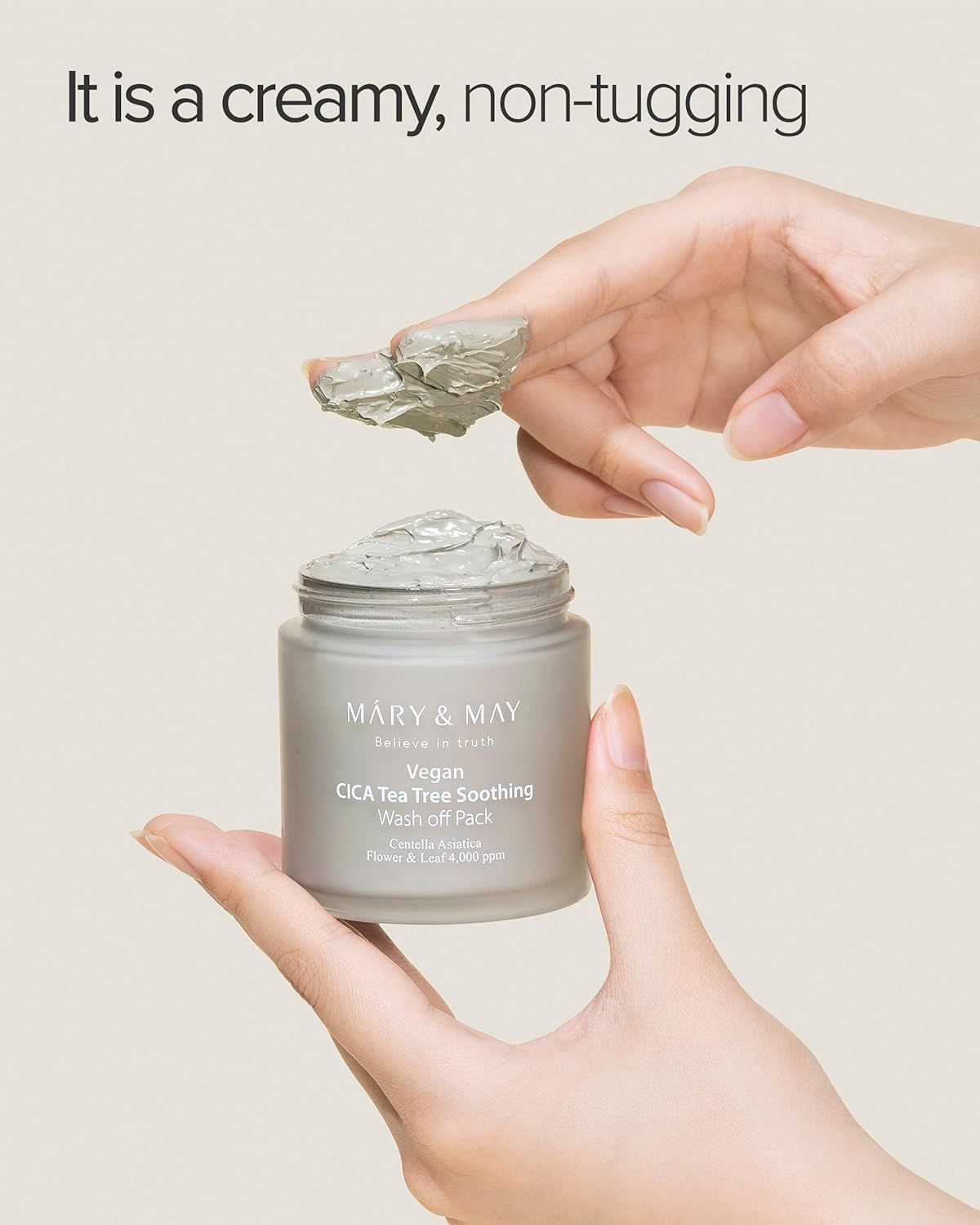 MARY&amp;MAY CICA TeaTree Soothing Wash off Pack 125g