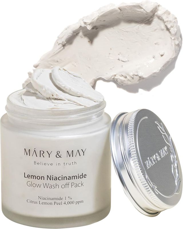 MARY&amp;MAY Lemon Niacinamide Glow Wash Off Pack 125g