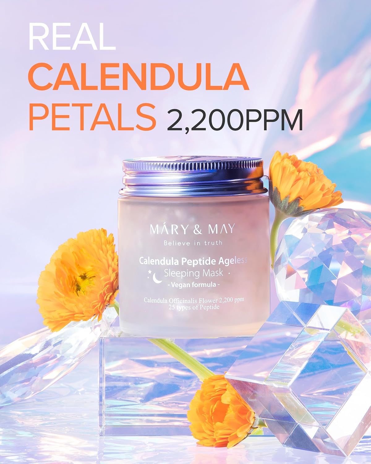MARY&amp;MAY Calendula Peptide Ageless Sleeping Mask 110g
