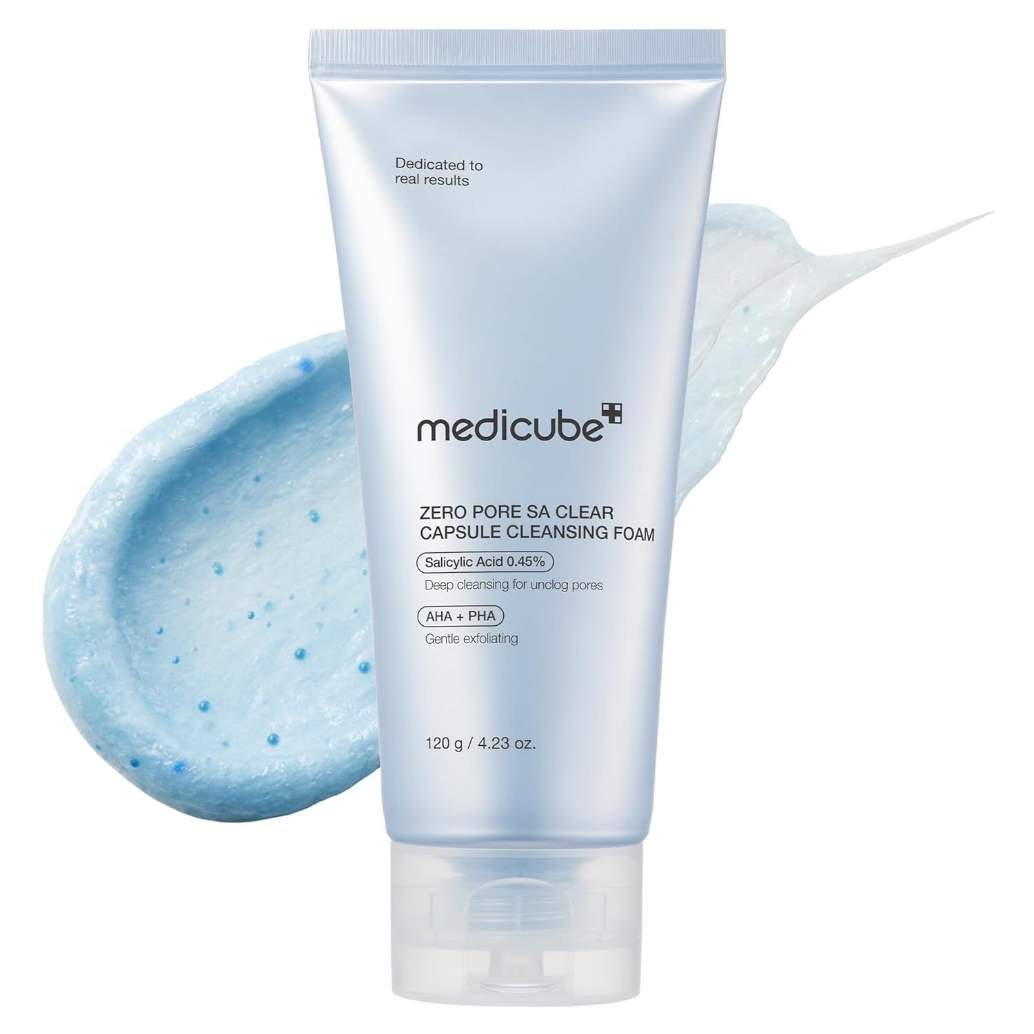 MEDICUBE Zero Pore SA Clear Capsule Cleansing Foam 120g