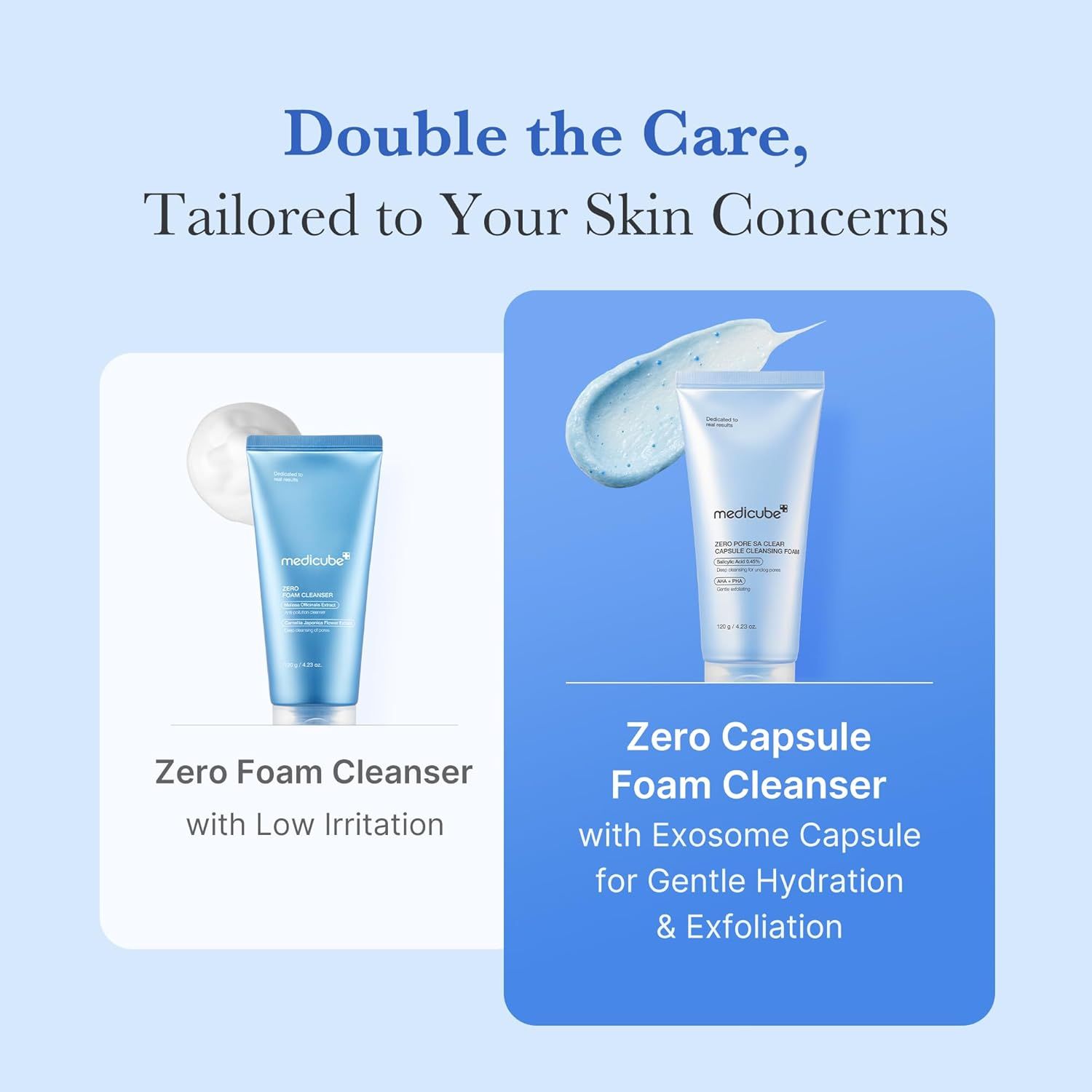 MEDICUBE Zero Pore SA Clear Capsule Cleansing Foam 120g