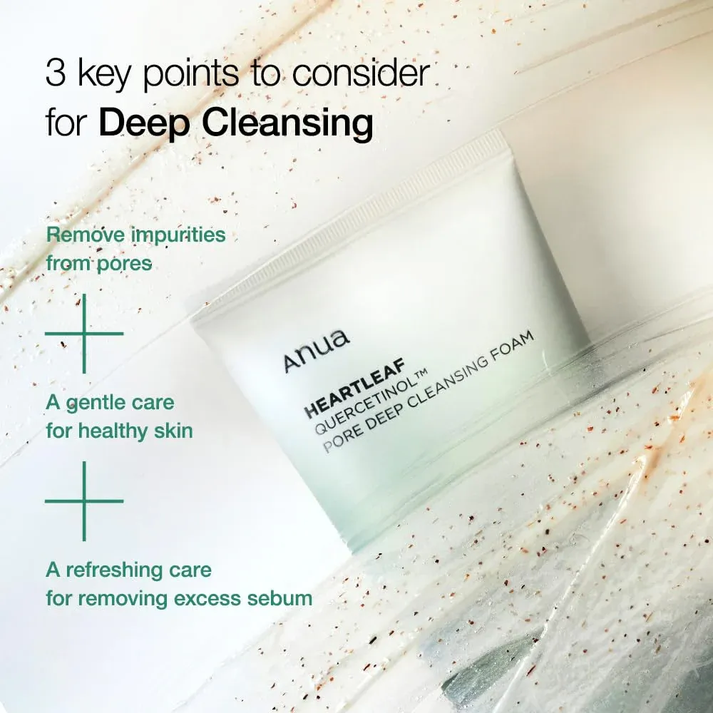 ANUA Heartleaf Quercetinol Pore Deep Cleansing Foam 25ml